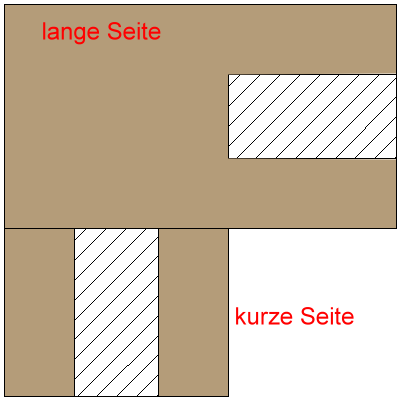 kleines Beistellregal
